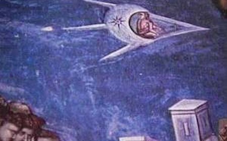 Affresco o murale religioso in stile classico