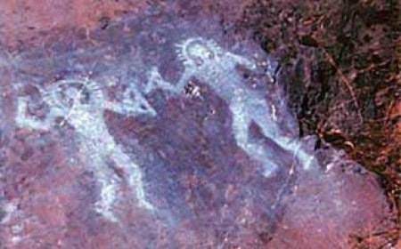 Pitture rupestri provenienti dall'Australia