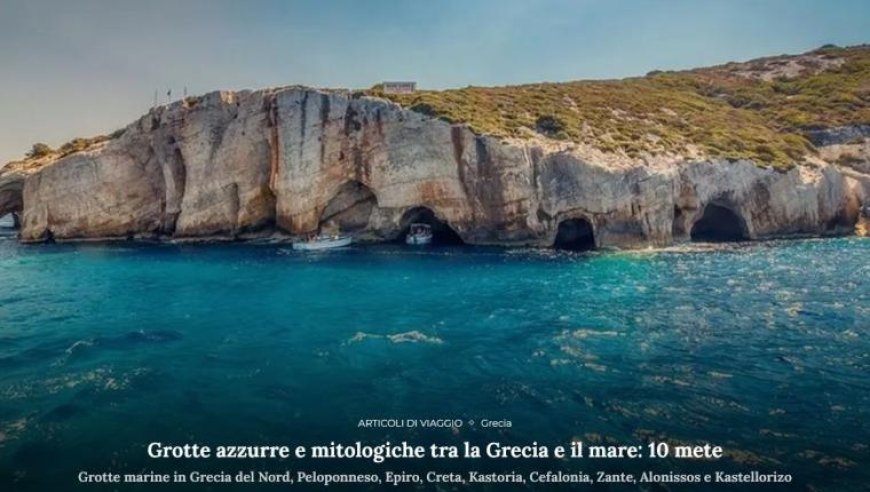 Grotte azzurre e mitologiche greche
