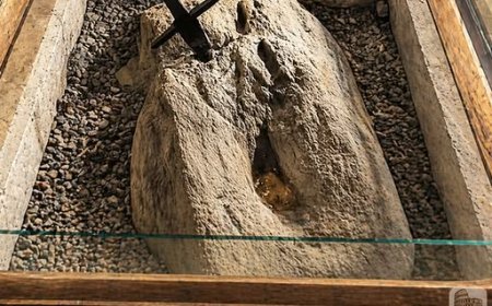 In Toscana, vicino a Siena, una delle reliquie medievali più insolite d'Europa