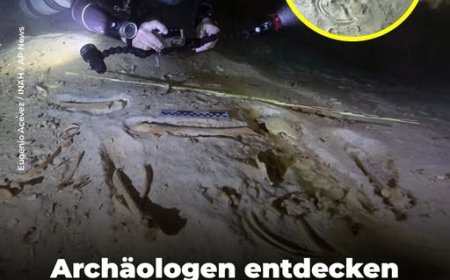 Scoperto uno scheletro umano preistorico in una grotta allagata, un cosiddetto cenote, tra Tulum e Playa del Carmen (Nuovo Messico)