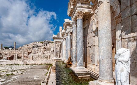La fontana di Sagalassos vicino ad Aglasur in Turchia