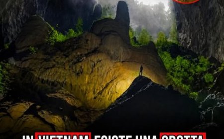 La grotta gigantesca in Vietnam