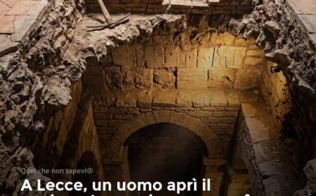 Cercava una fogna rotta. Ha trovato 2.000 anni di storia