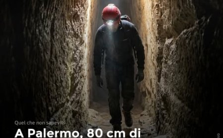Sotto Palermo scorre ancora acqua in canali scavati a mano nell'800 d.C.