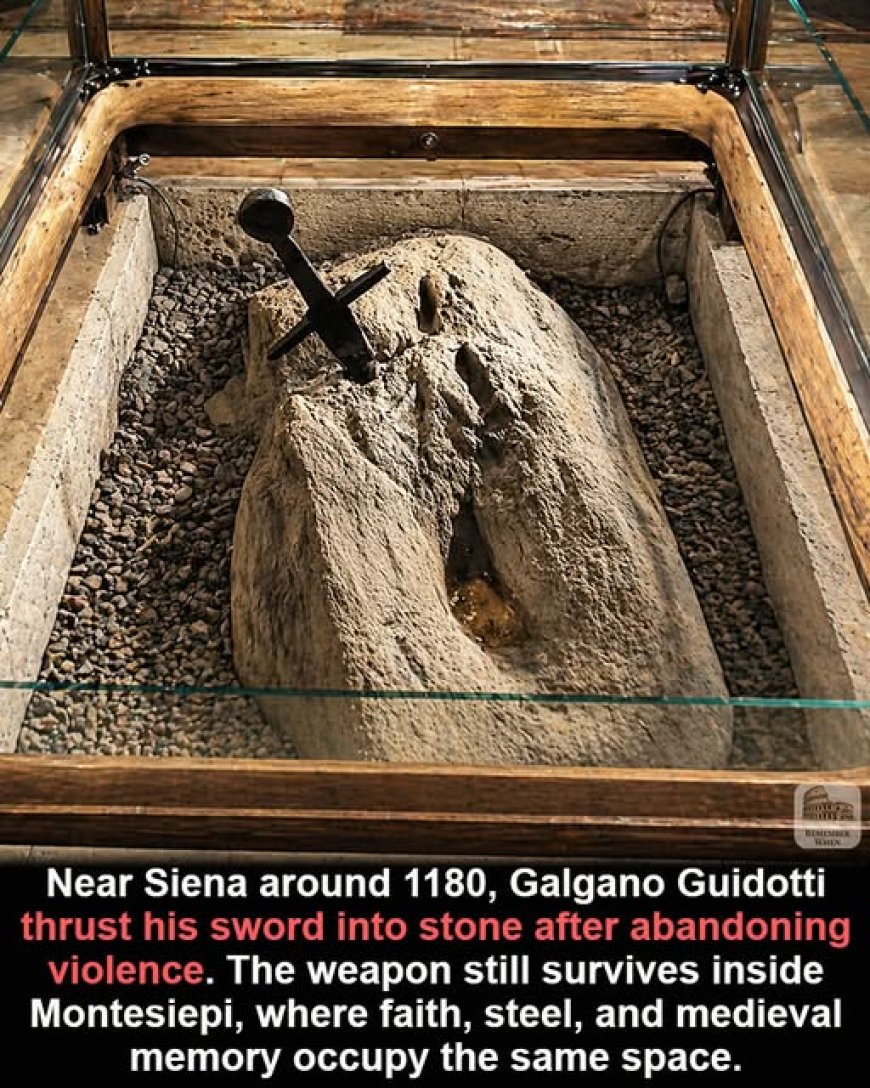 In Toscana, vicino a Siena, una delle reliquie medievali più insolite d'Europa