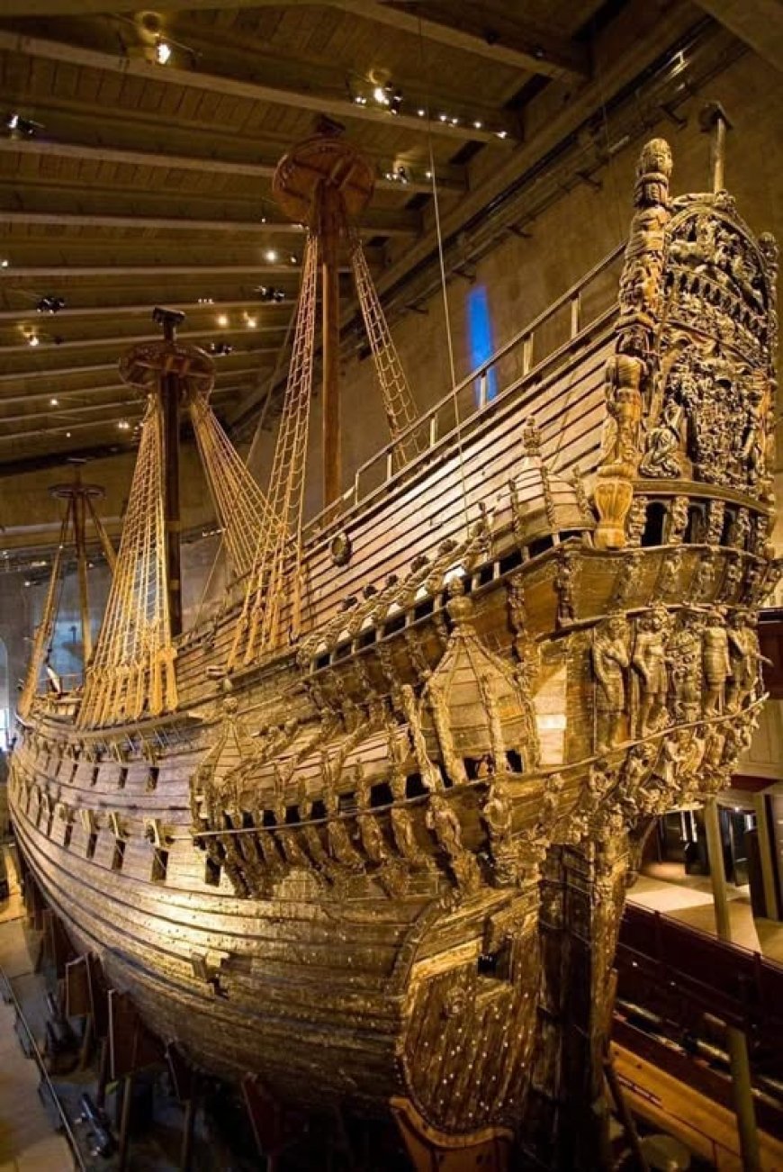 Una nave da guerra svedese affondata nel 1628 a causa di difetti di progettazione, è stata recuperata nel 1961 dopo aver trascorso 333 anni